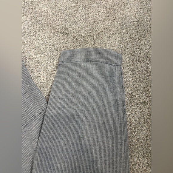 Prana Soledad Striped Pebble Grey Lightweight Pull On Drawstring Pants Large - Picture 10 of 11